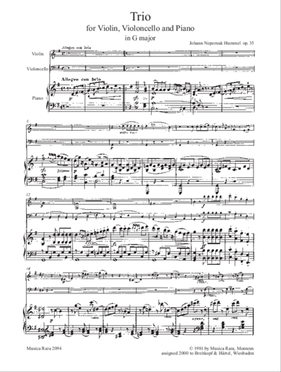 Piano Trio in G major Op. 35 Piano Trio scores gallery preview page 2