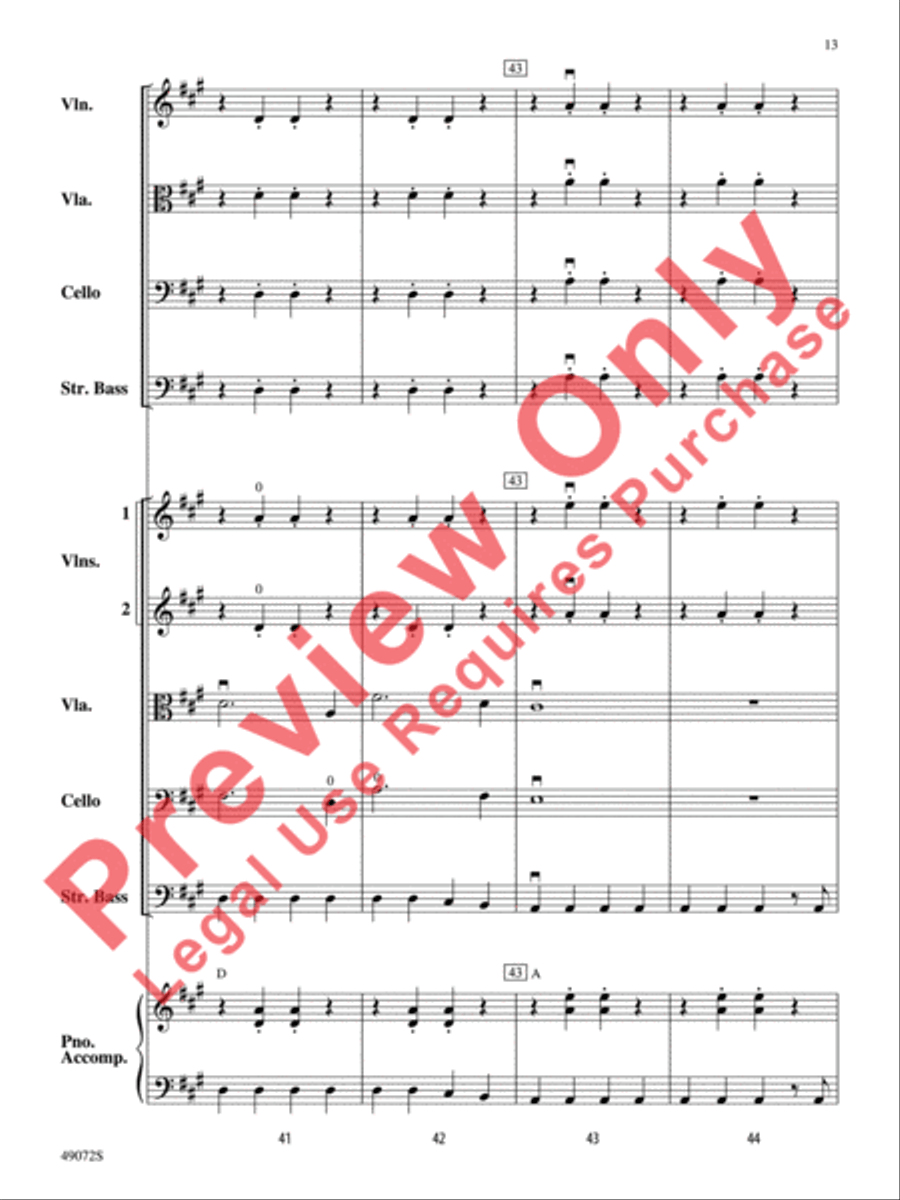 Arizona Sun String Orchestra scores gallery preview page 14