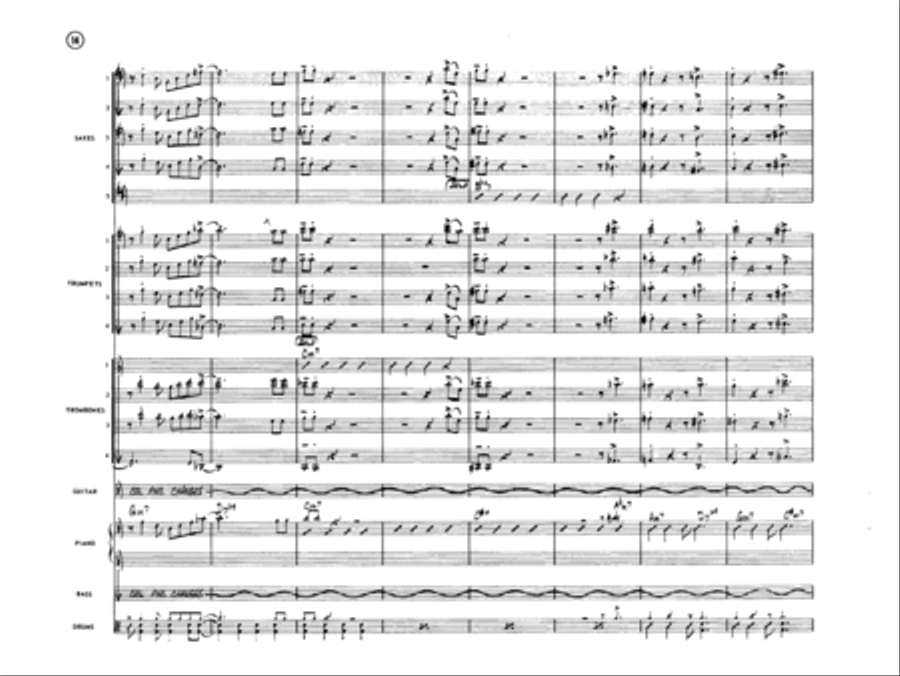 Superbone Meets The Badman Jazz Ensemble scores gallery preview page 15