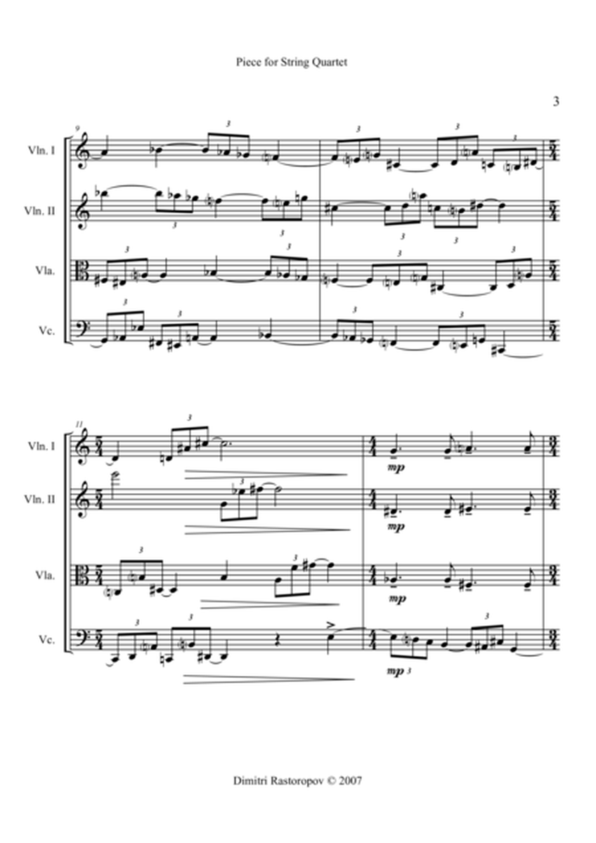 Piece for String Quartet