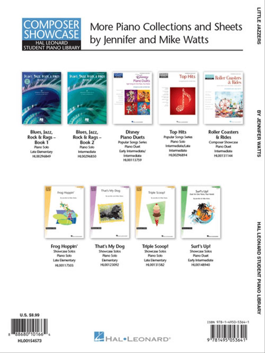 Little Jazzers - Nine Original Piano Solos Piano Method scores gallery preview page 6