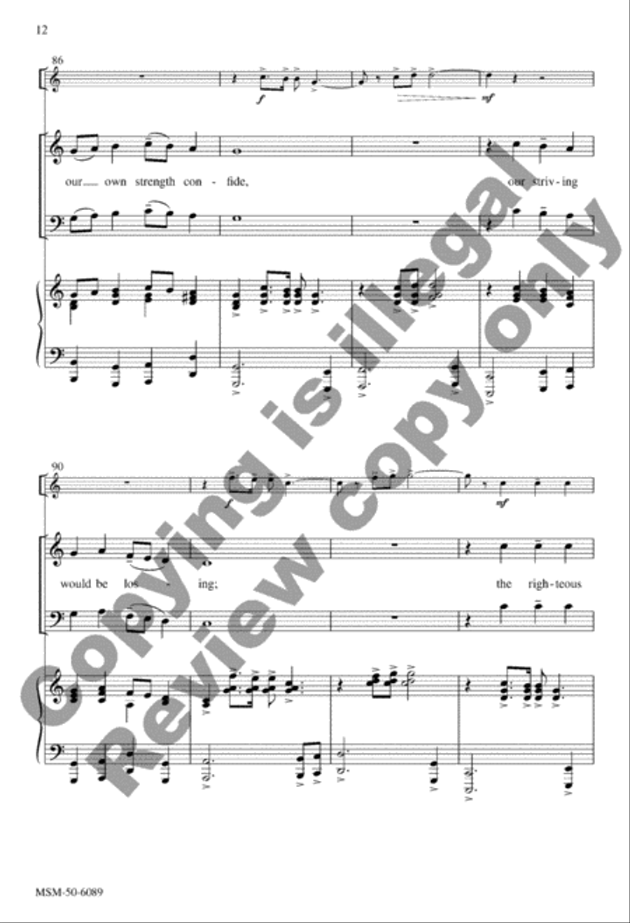 Hands of God 4-Part scores gallery preview page 12