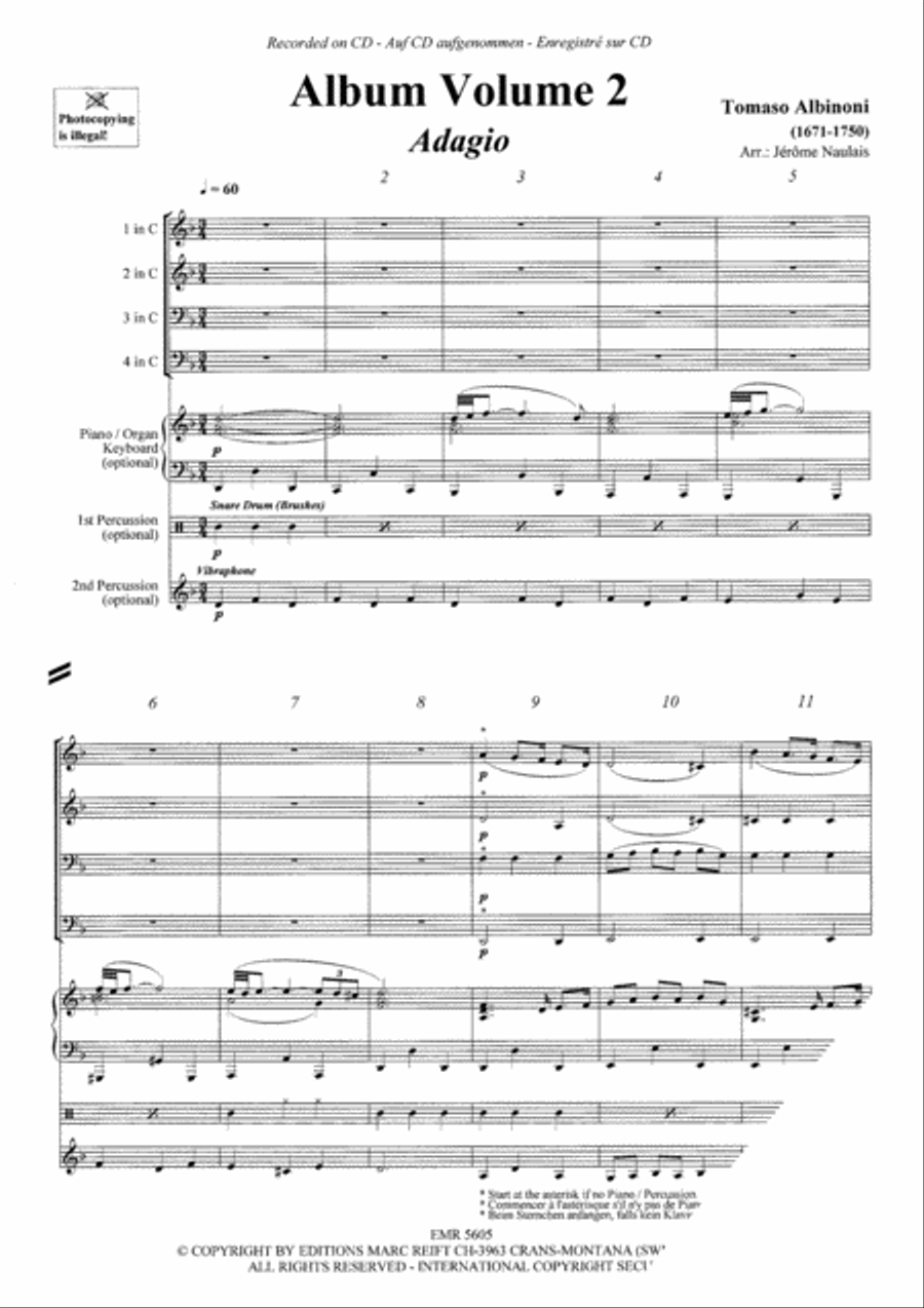 Album Volume 2 Brass Ensemble scores gallery preview page 3