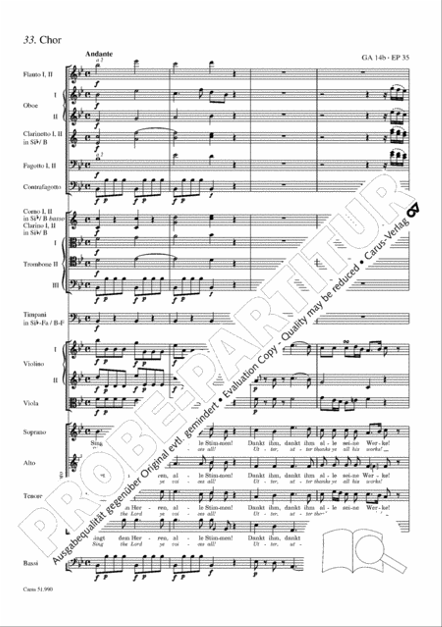 The Creation (Die Schopfung) 4-Part scores gallery preview page 323