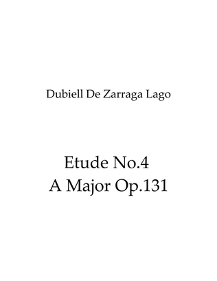 Etude No.4 A Major Op.131