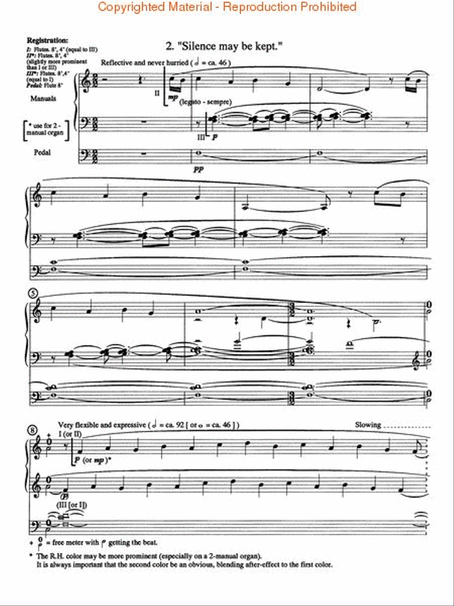 Rubrics: A Liturgical Suite for Organ Organ Solo scores gallery preview page 3