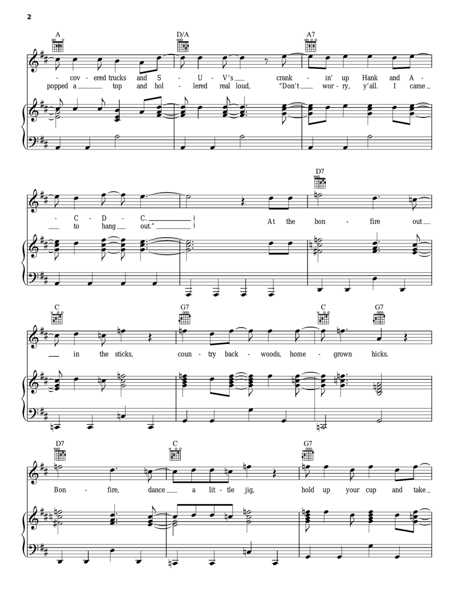 Bonfire Bonfire Acoustic Guitar scores gallery preview page 2