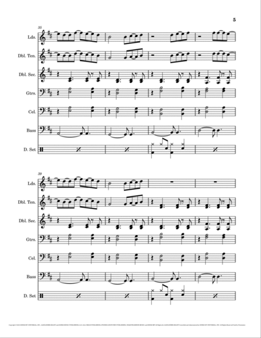 Renegades Renegades Steel Drum Band scores gallery preview page 5