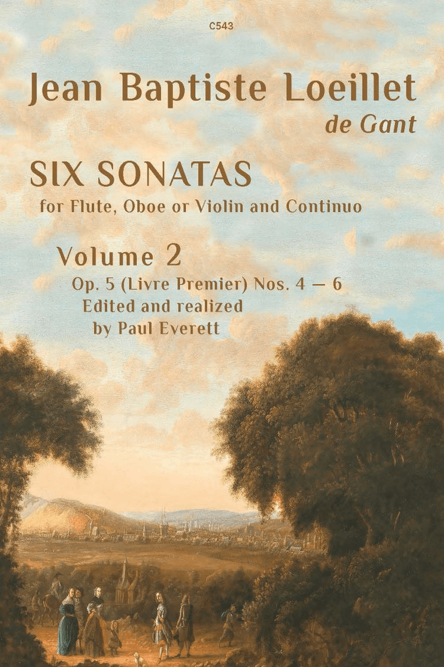 Six Sonatas Op. 5 Volume 2 Flute scores gallery preview page 1
