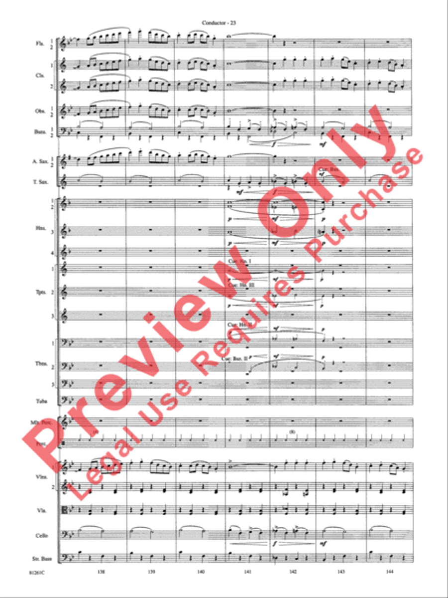 Sleigh Ride Full Orchestra scores gallery preview page 26