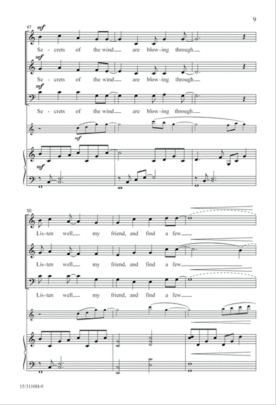Secrets of the Wind Secrets of the Wind 3-Part scores gallery preview page 9