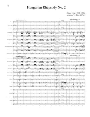 Hungarian Rhapsody No. 2 Transcribed for Concert Band