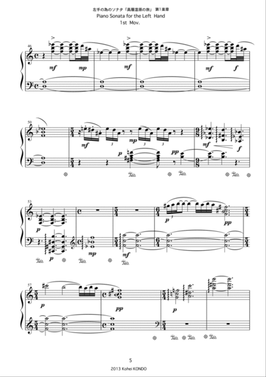 Piano Sonata for the Left Hand 