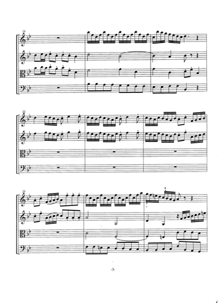 Arrival of the Queen of Sheba - from Solomon - string quartet - score
