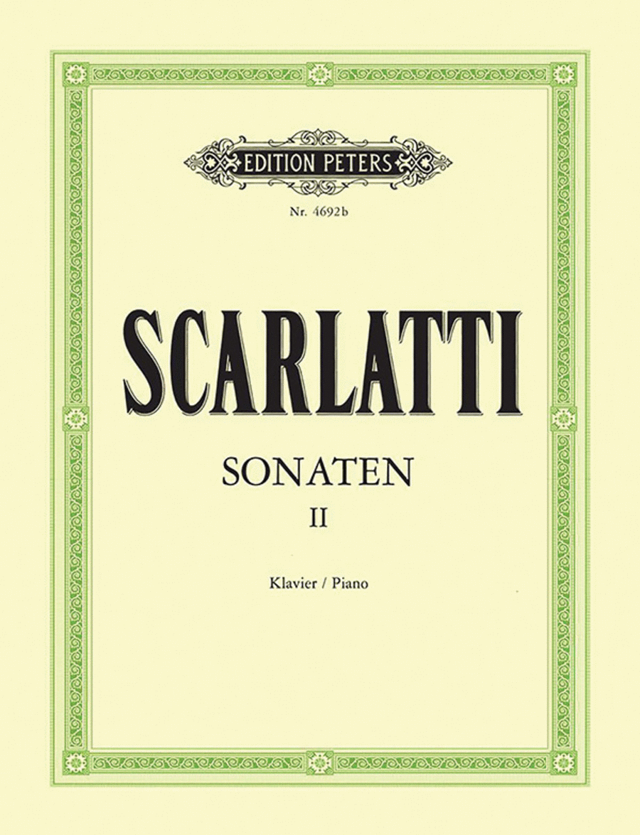 Domenico Scarlatti: Piano Sonatas in 3 volumes - Volume 2