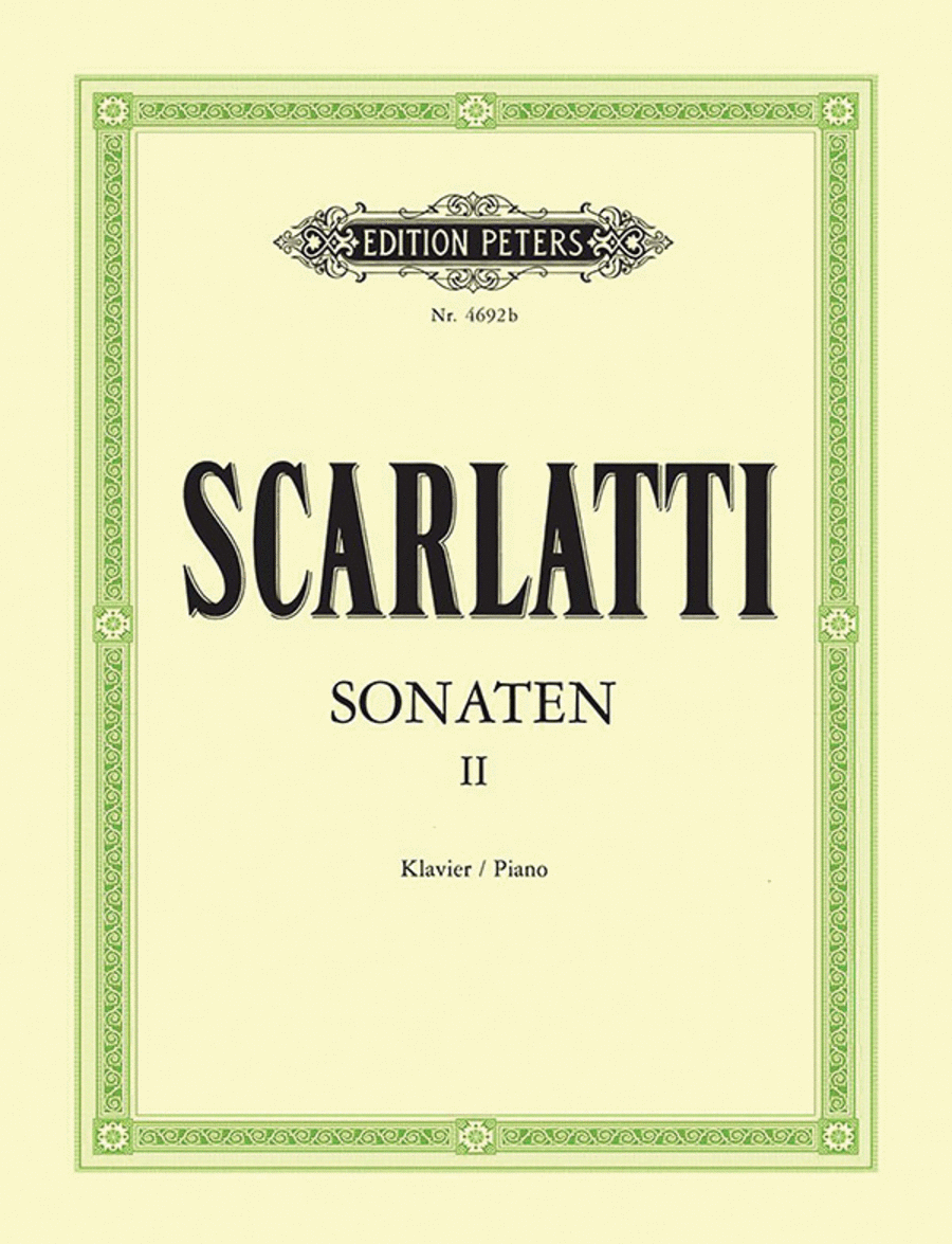 Piano Sonatas in 3 volumes - Volume 2 Harpsichord scores gallery preview page 1