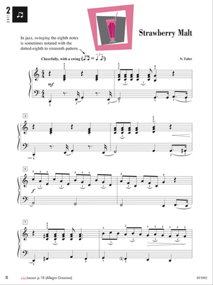 Level 4 – Performance Book – 2nd Edition Piano Method scores gallery preview page 4