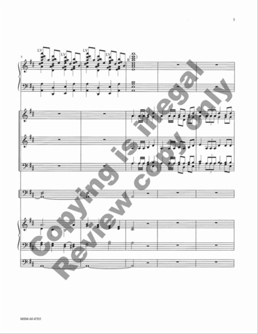 This Is a Time for Banners and Bells (Full Score) Choir scores gallery preview page 4