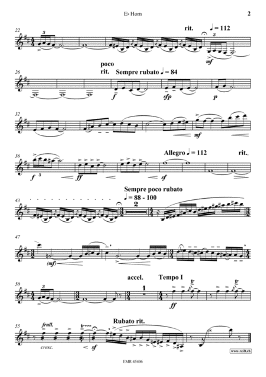 Spanish Dance Horn scores gallery preview page 3