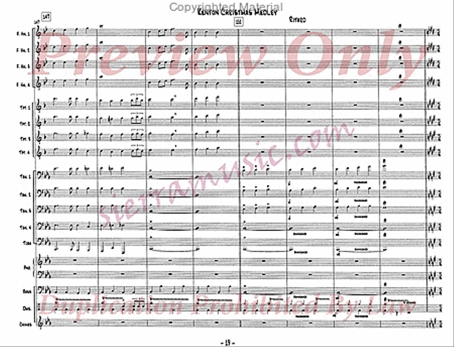 Christmas Medley Christmas Medley Jazz Ensemble scores gallery preview page 20