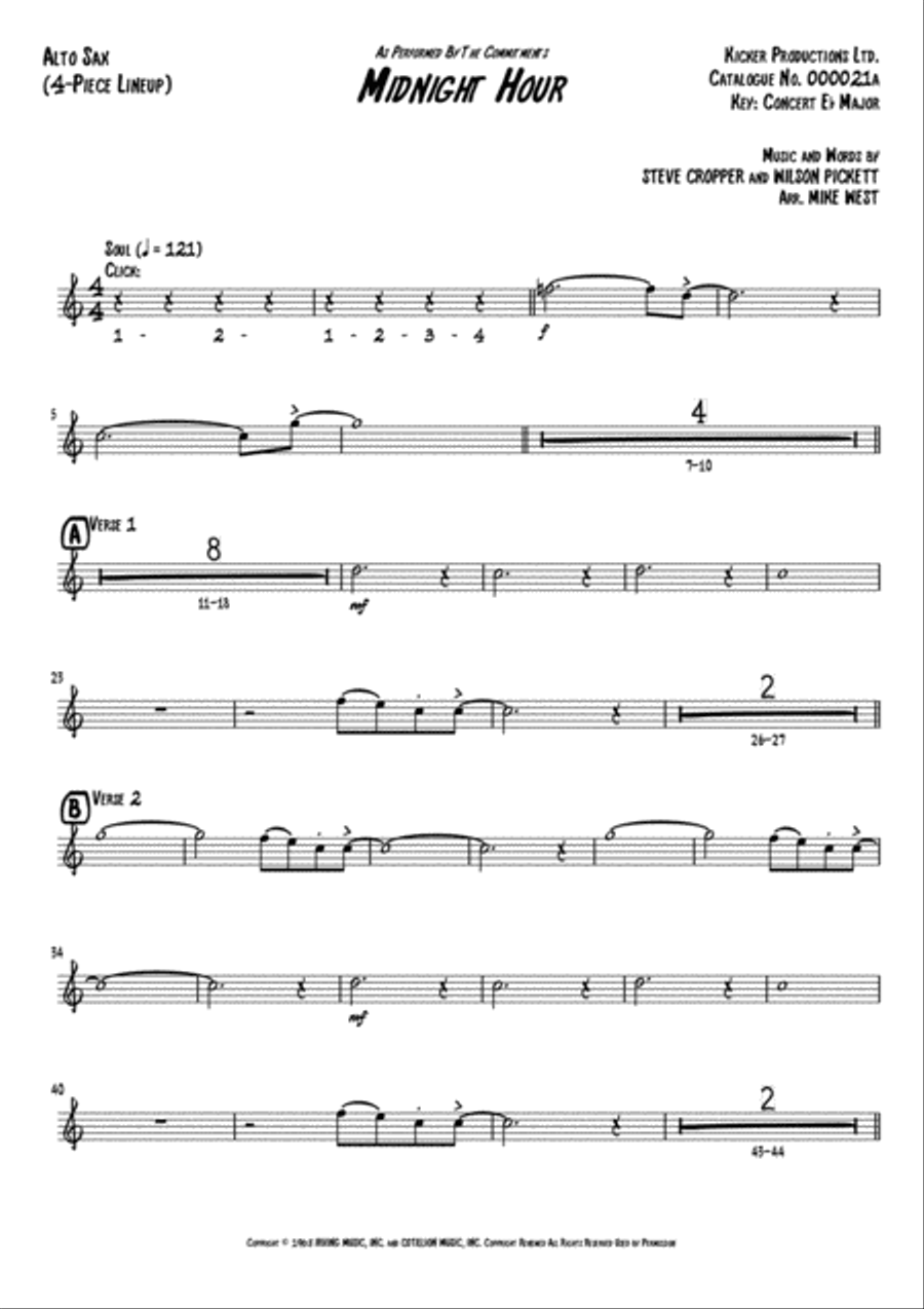 In The Midnight Hour Small Ensemble scores gallery preview page 5