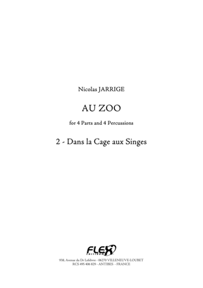 Book cover for Au Zoo - 2 - Dans la Cage aux Singes