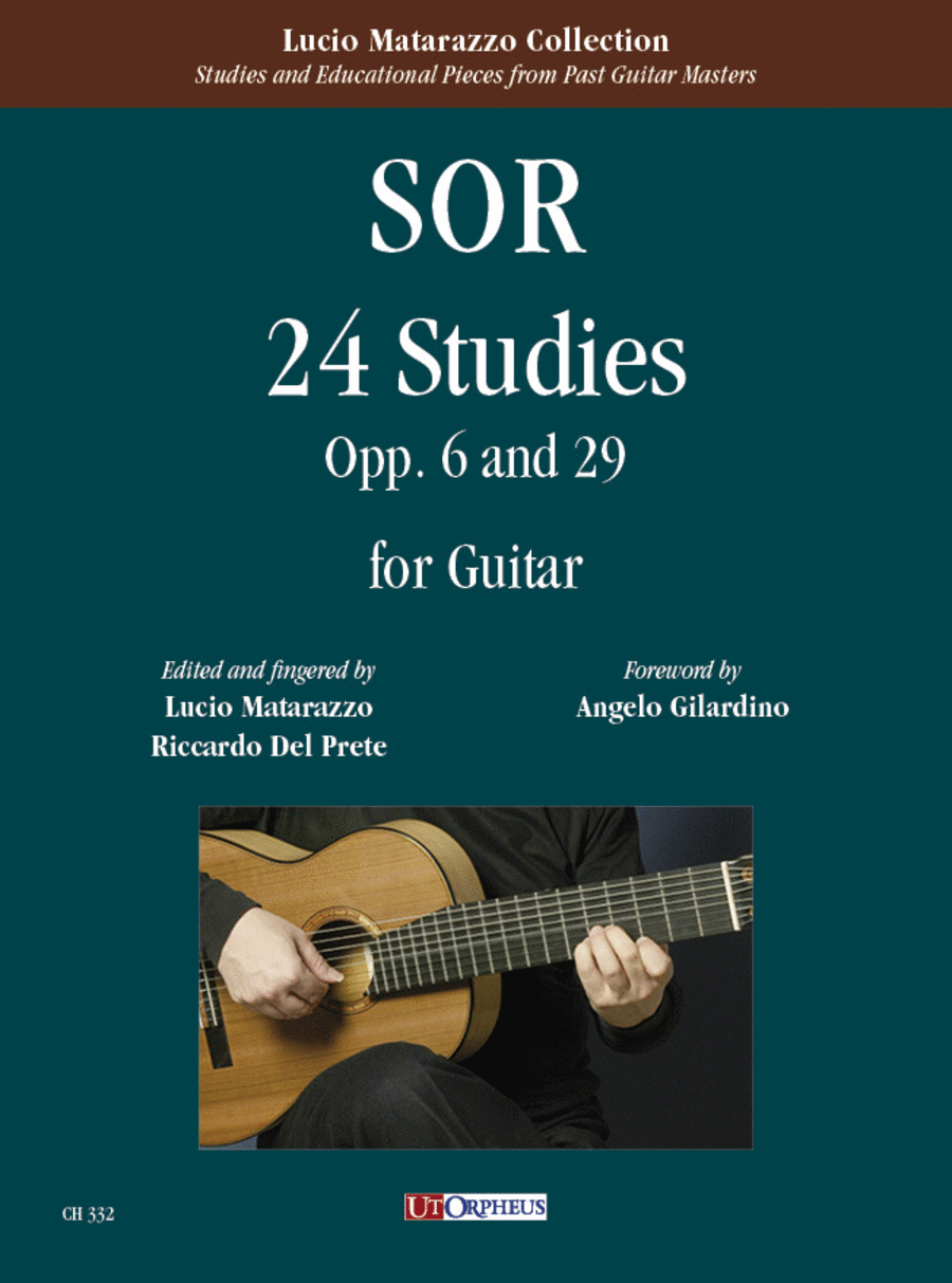 24 Studies Op. 6 and Op. 29 for Guitar. Foreword by Angelo Gilardino