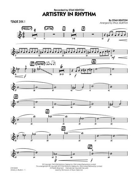 Artistry in Rhythm - Tenor Sax 1