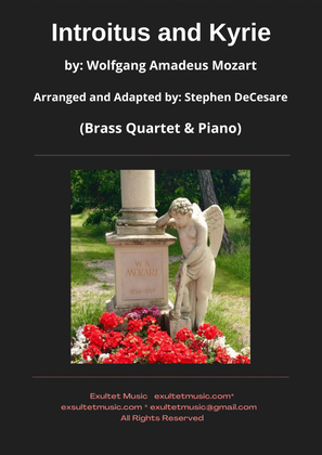 Book cover for Introitus and Kyrie (Brass Quartet and Piano)