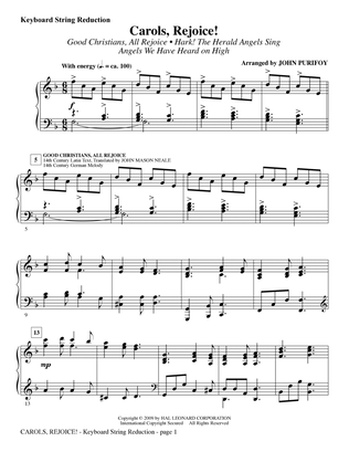 Carols, Rejoice! (Medley) - Keyboard String Reduction