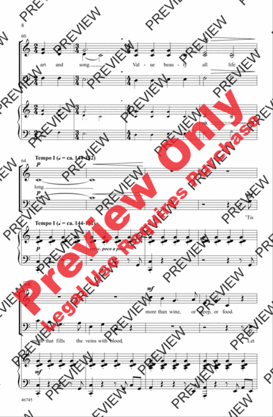 A Pleasant Life A Pleasant Life 3-Part scores gallery preview page 8