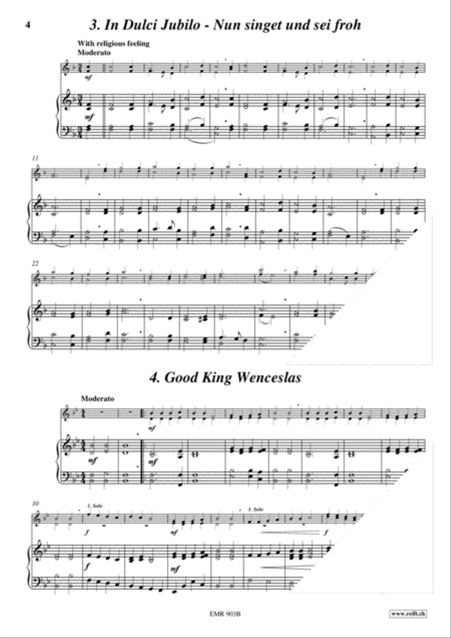 28 Weihnachtsmelodien Vol. 1 + 2 Woodwind Duet scores gallery preview page 4