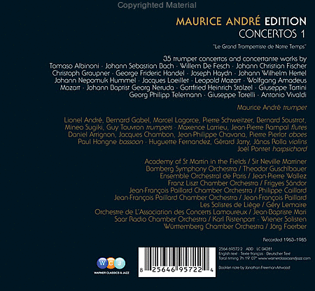 Volume 1: Maurice Andre Edition