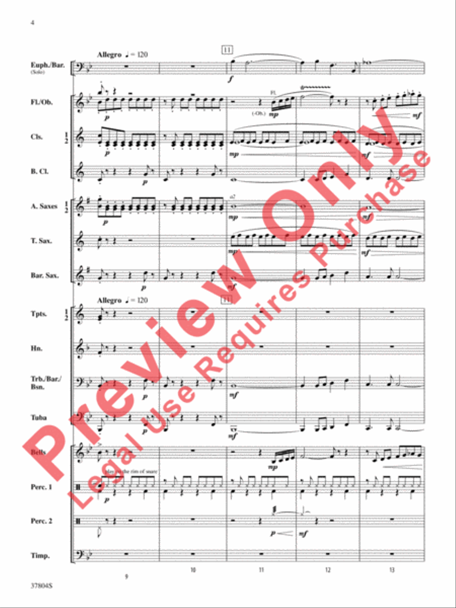 UFO UFO Concert Band scores gallery preview page 5