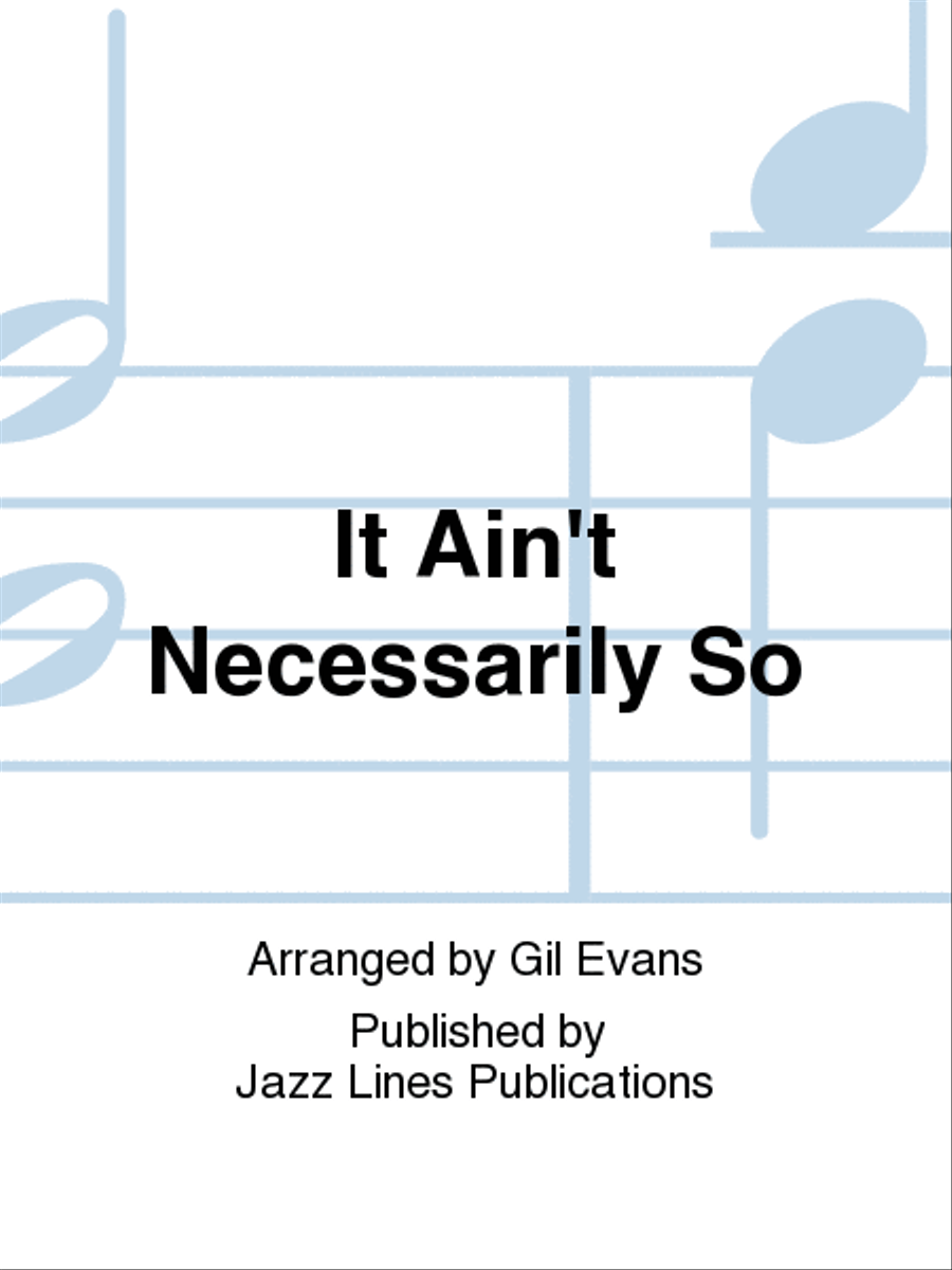 It Ain't Necessarily So Orchestra scores gallery preview page 1