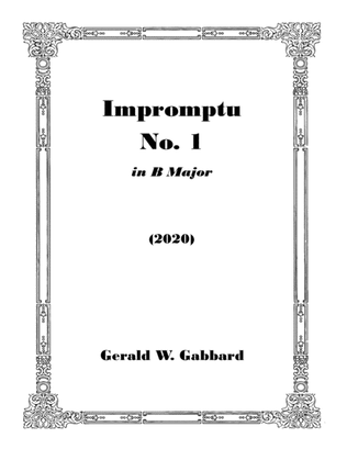 Impromptu No. 1 in B Major (2020)