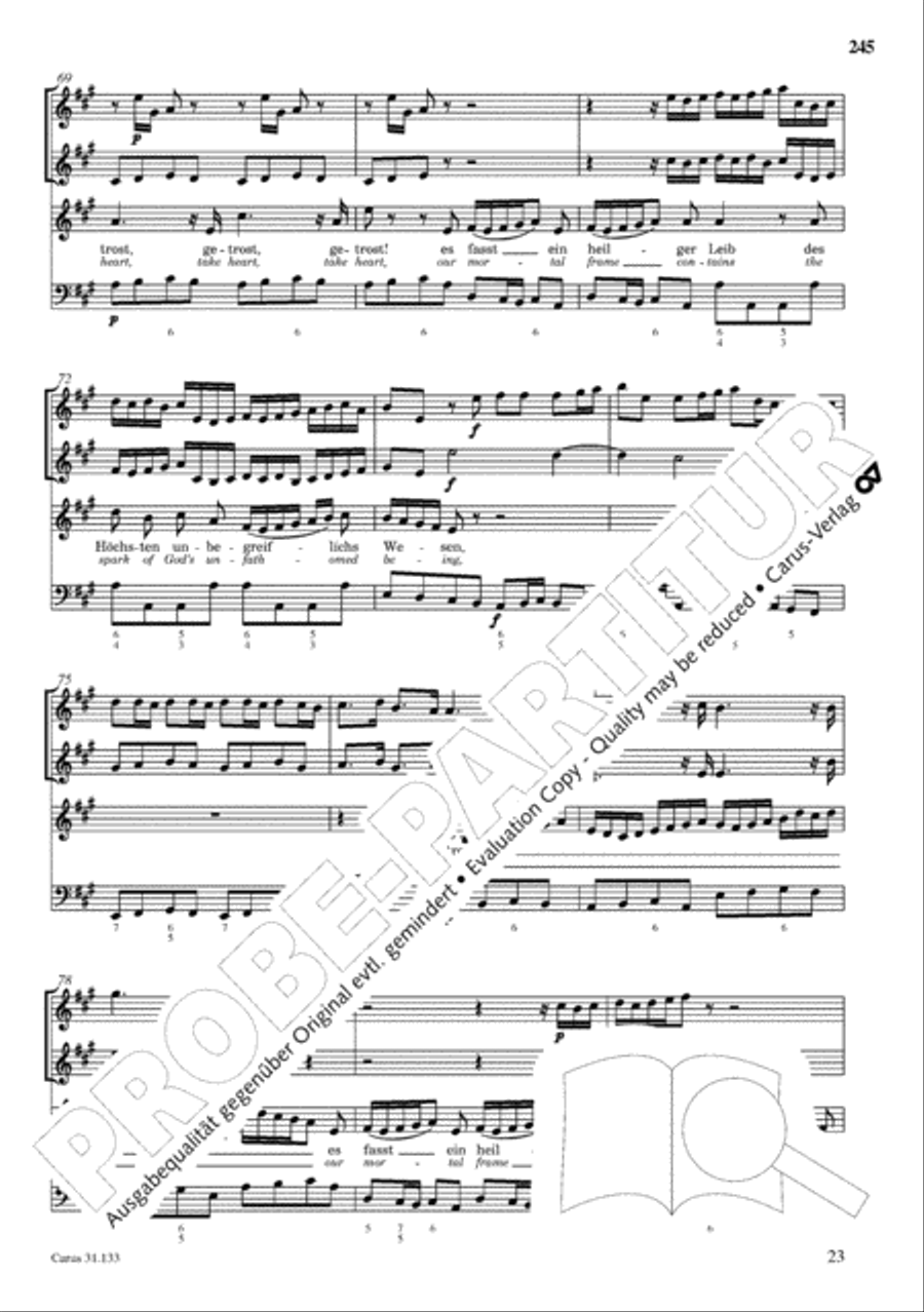 The Complete Sacred Vocal Works (Das geistliche Vokalwerk) Voice scores gallery preview page 246
