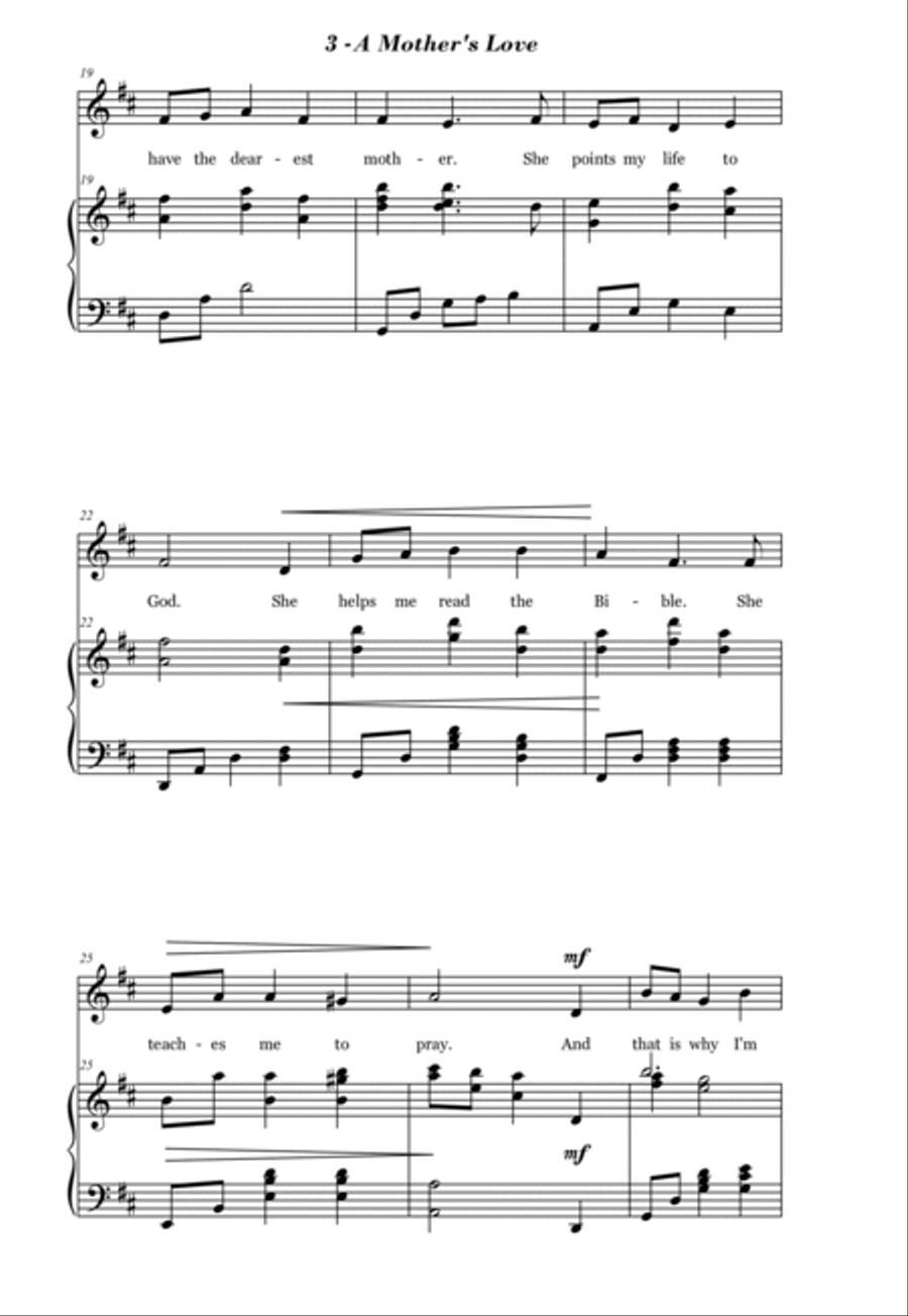 A Mother's Love 2-Part scores gallery preview page 3
