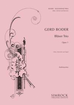 Book cover for Woodwind Trio op. 1