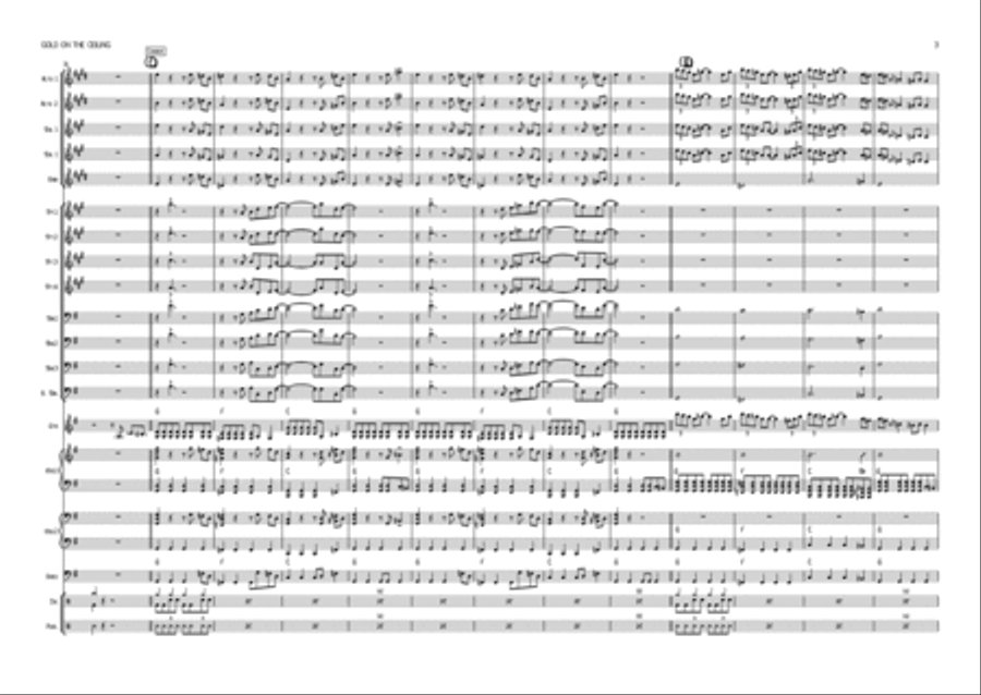 Gold On The Ceiling Gold On The Ceiling Saxophone scores gallery preview page 3