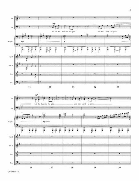 Rejoice, Give Thanks and Sing! - Brass Score and Parts