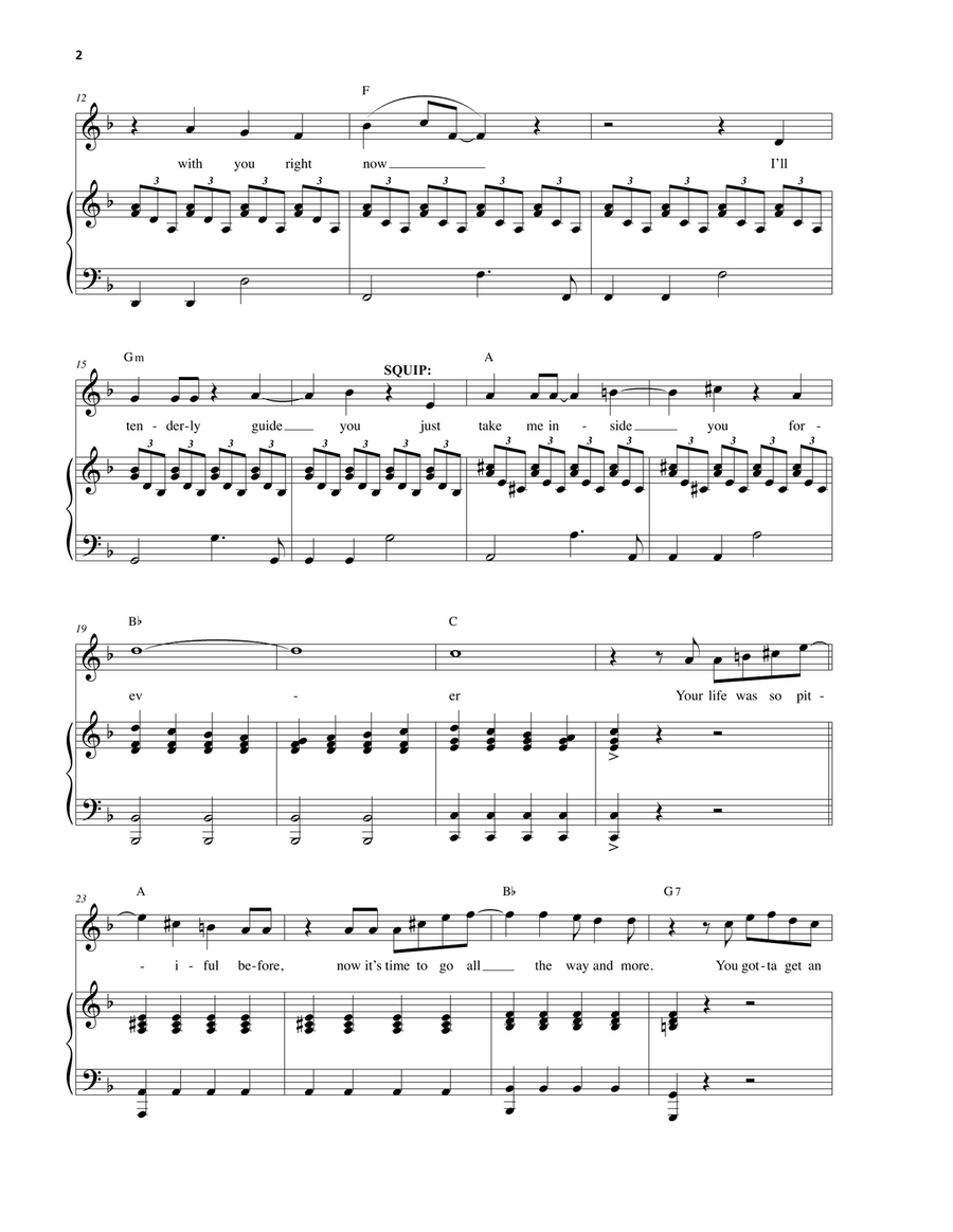 Upgrade (from Be More Chill) Piano, Vocal scores gallery preview page 2