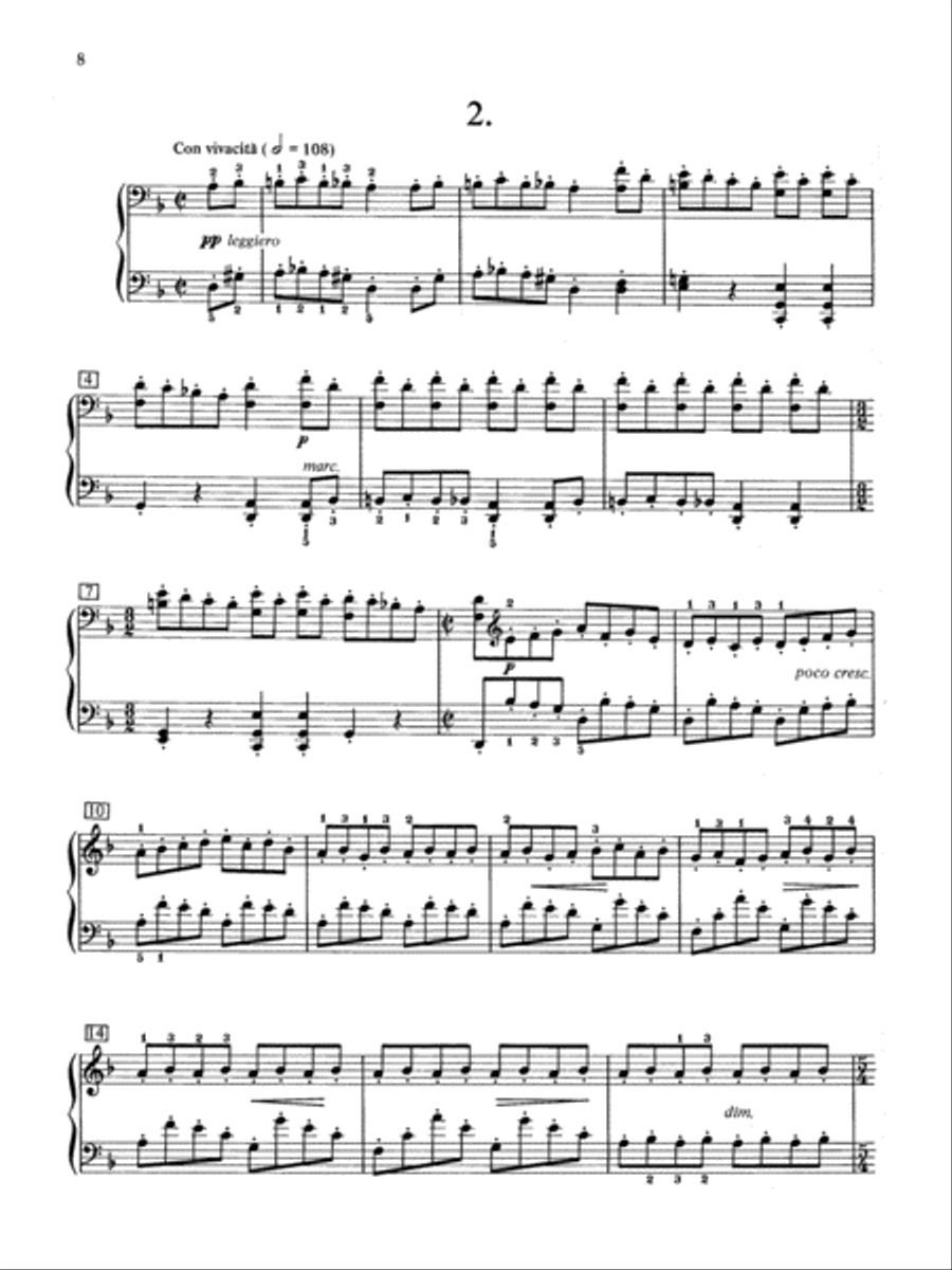 Bagatelles - Opus 5 Piano Solo scores gallery preview page 4