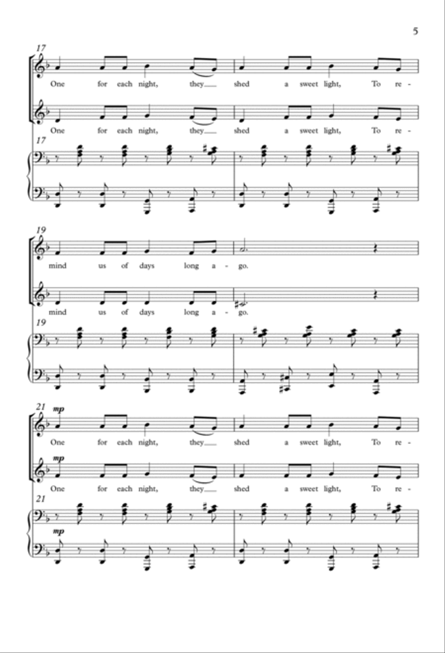 Hanukkah, Hanukkah, Happy Holiday TB scores gallery preview page 4