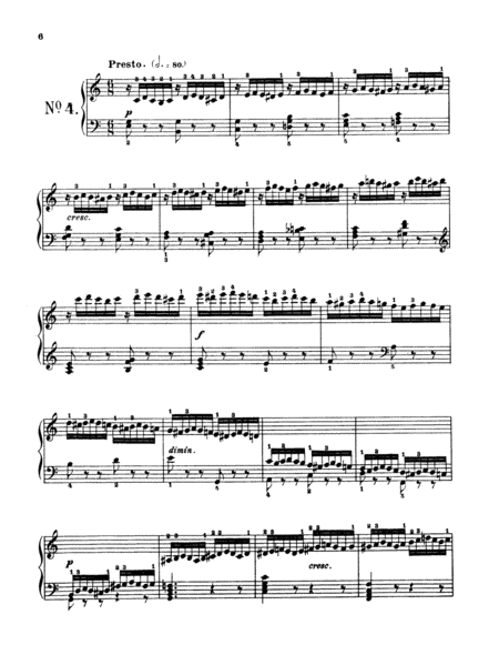 Czerny: School of Velocity, Op. 299 No. 4