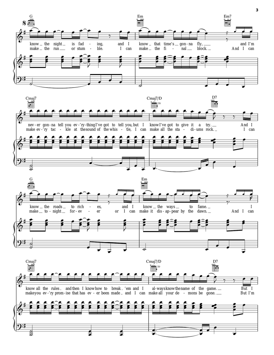 Making Love Out Of Nothing At All Acoustic Guitar scores gallery preview page 3