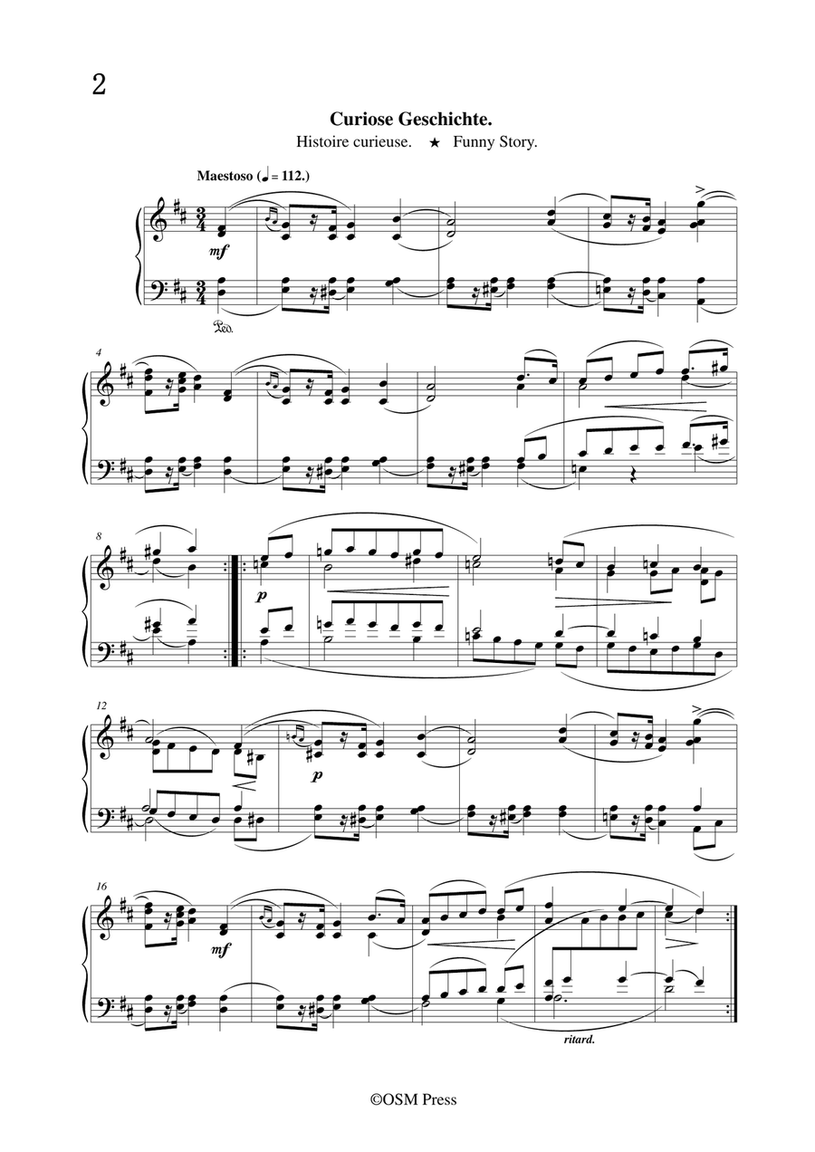 Schumann-Kinderszenen(Leichte Stücke),Op.15,in G Major,for Piano Piano Solo scores gallery preview page 4