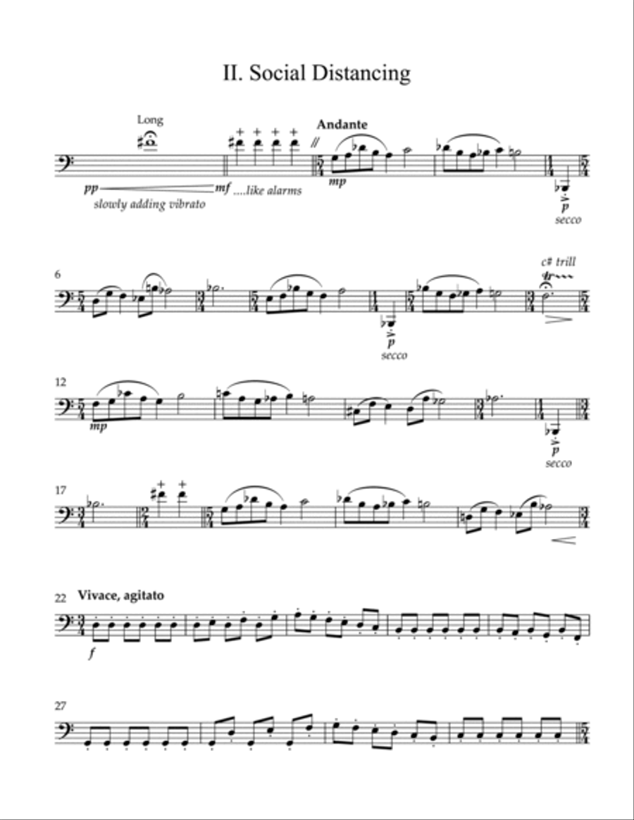 Isolation Etudes Isolation Etudes Bassoon Solo scores gallery preview page 6