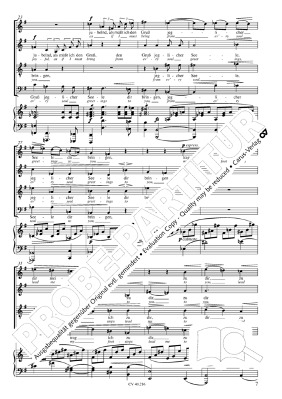 Drei Quartette op. 64 Choir scores gallery preview page 8