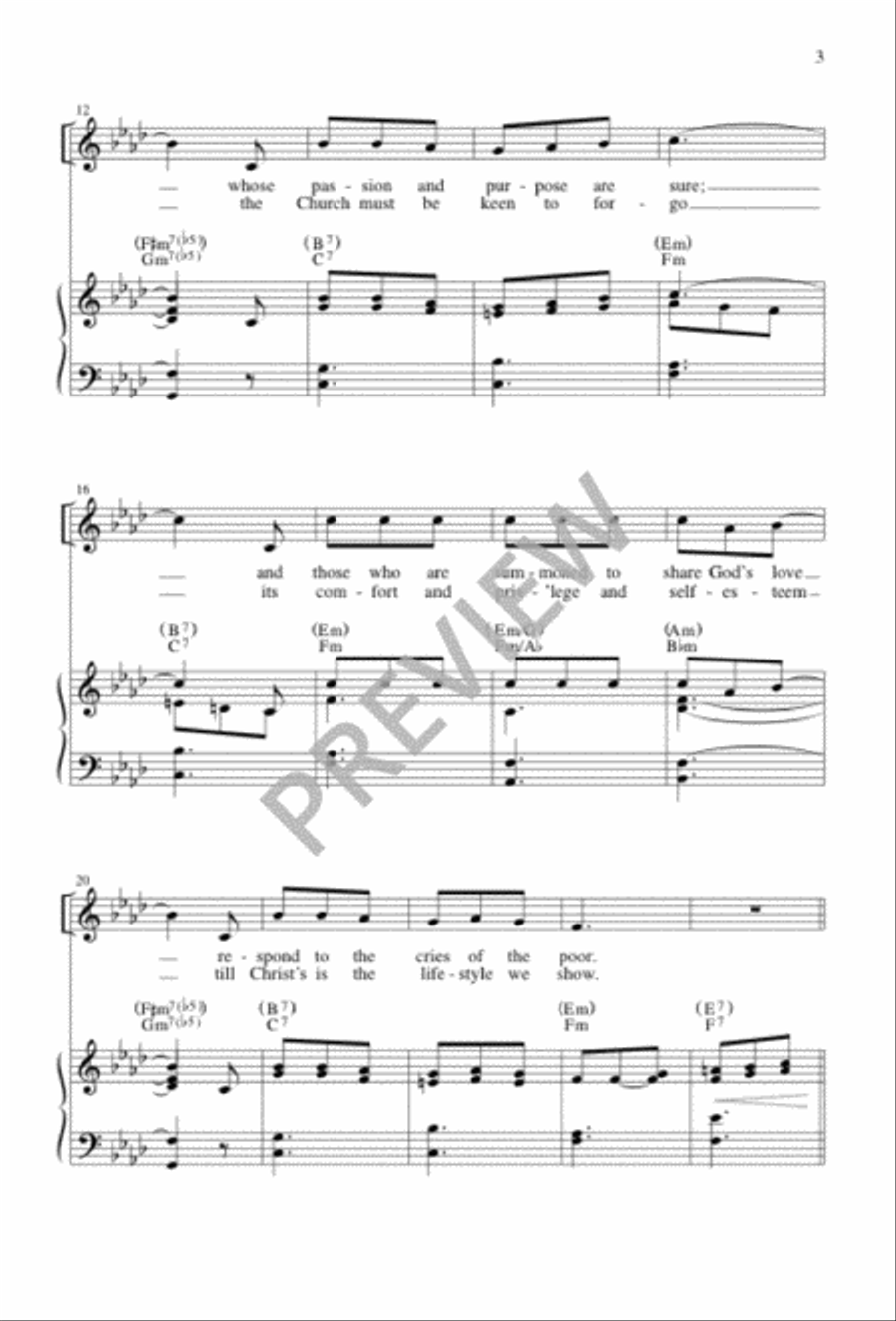The Lord of the Earth 4-Part scores gallery preview page 3